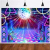 Disco Backdrop for Retro 70s 80s 90s Glow Dance Party