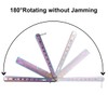 Pack of 2 Butterfly Comb Stainless Steel Foldable Pocket Comb