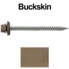 Stainless Steel Metal Roofing Screws (250) 9 x 2-1/2" Buckskin