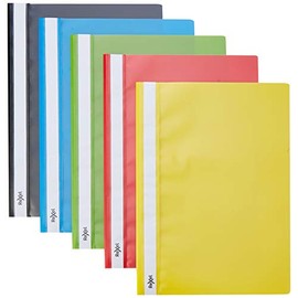 Rexel Choices, 2115641, Report File, A4, 160 Sheet Capacity, Pack of 25, Assorted Colours