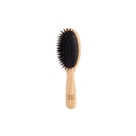 Tek Large Oval Hairbrush with Boar Bristles - Handmade in Italy