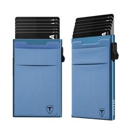 Pop Up Wallet for Men with Quick Access to Cards, RFID Minimalist Men's Wallet That Can Hold 6 Credit Cards, The for Men(2 Pcs