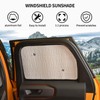 SQQP Windshield Sunshade, 7Pcs Sun Shade Full Rear Window Shades