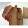 Graphic Image Eyeglass Case Leather Natural Vachetta Graphic Image