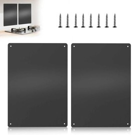 Stainless Steel Stove Backsplash, Kitchen Splatter Shield Black 12"x16"