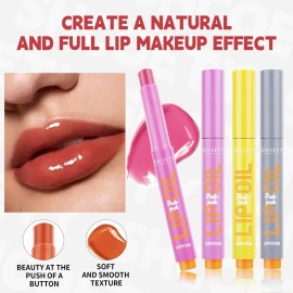 Shcoety Cross-border Press Lipstick Set Solid Water Gloss Li