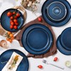 Herogo 6-Piece Stoneware Dinner Plates Set, 10.43" Ceramic Round Plate