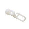 Gardinia T-roll rings with folding hooks, white, ABS, Nicht Zutreffend