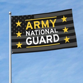 United States Army National Guard Black Flags 3x5 Ft Outdoor Double Sided Garden Flag Indoor ​banner Breeze Home Flags Decorative