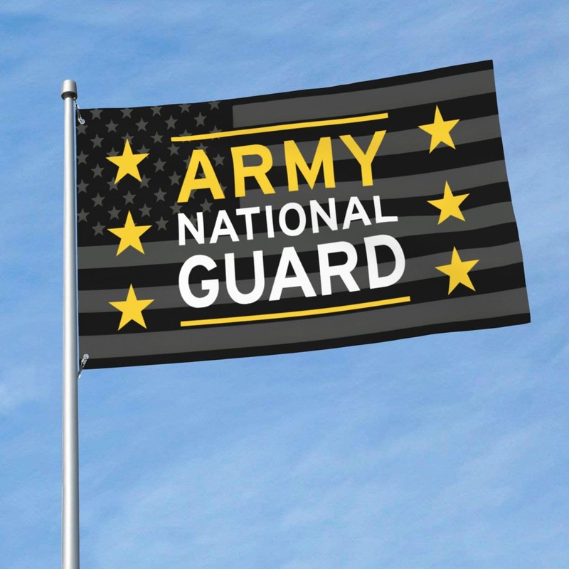 United States Army National Guard Black Flags 3x5 Ft Outdoor