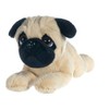 L&B Super Cute Lying Pug Cuddly Toy, Plush 23 cm