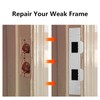 Double Holes Latch Reinforcement Plate Heavy Duty Security Latch Plate