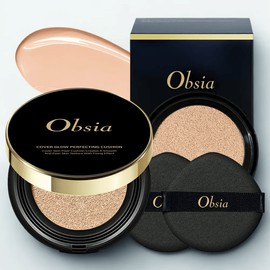 Anjumain Ofsia Cover Glow Perfecting Cushion Original + Refill Set 24g × No. 23 Beige × 1 / 오브시아 커버 글로우 퍼펙팅 쿠션 본품+리필세트 24g × 23호 베이지 × 1개
