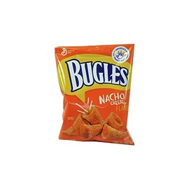 Bugles Nacho Flavored Corn Snack, 3 oz, 6 Count