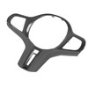 Car Steering Wheel Frame Cover Trim Sticker Decoration Carbon Fiber