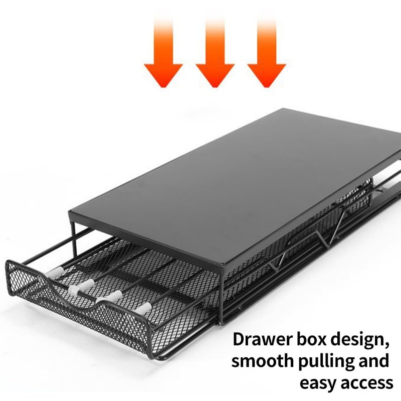 Coffee Pod Holder Storage Drawer, Compatible with Nespress-o Coffee Pods
