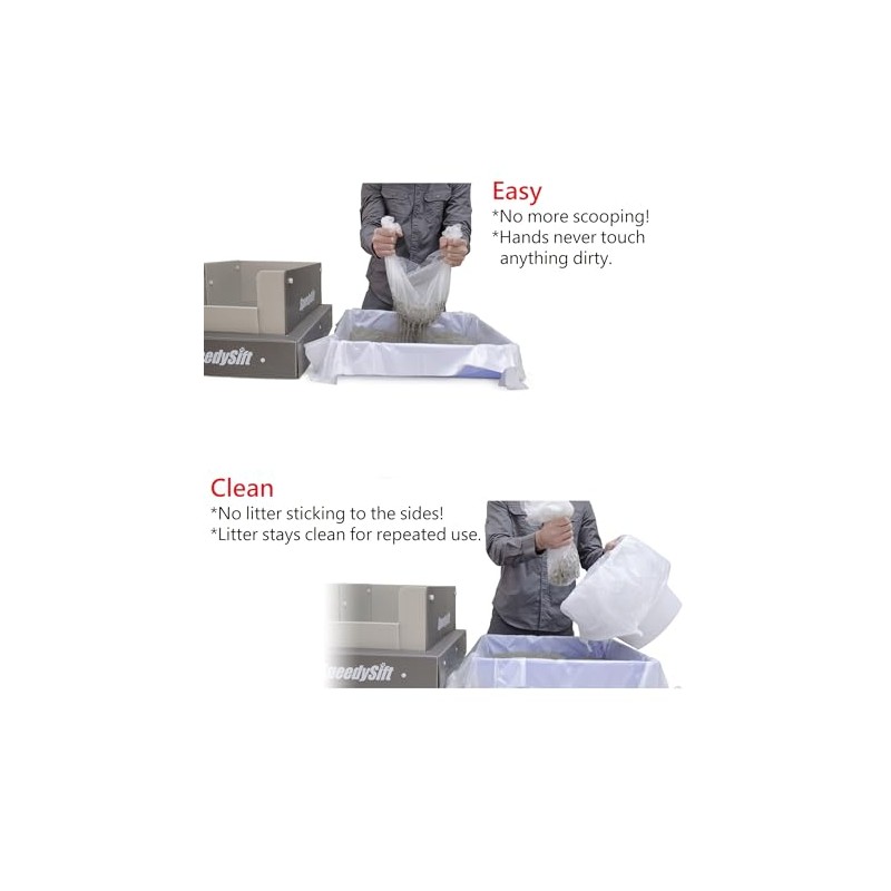 SpeedySift Standard Sifting Liner Refills, 35”x31”, 4 Packs (56 Counts)