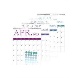 Wall Calendar 2025-2026-Big 18 Months 13.3X10.2 inch from February 2025 Until July 2026 Funny Daily Calendar Planner,Monthly Calendar Hanging Organizer for Birthday Family Home School(Morden)