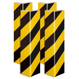 Wiltec Garagen Wandschutz 4 Stück je 400 x 75 x 20 mm, 4er-Set selbstklebender Türkantenschutz für Ihr Auto aus robustem EVA-Material, Einparkhilfe Garage