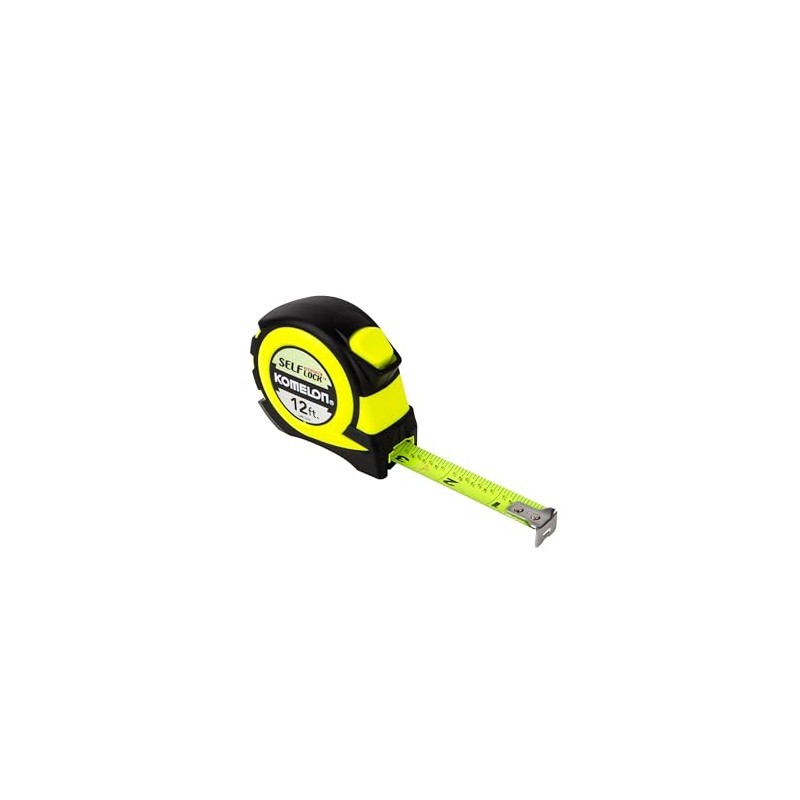 Komelon 12' Self Lock Hi-Vis Speedmark Tape Measure