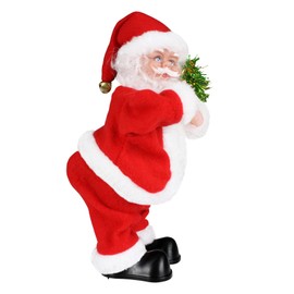 Twerking Santa Claus, Shaking Hips Walking Circle Santa Claus Singing Dancing Christmas Santa Claus Toys Xmas Electric Dolls English Song
