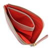 Kisora KIVP-058 ATHENS Women's Mini Wallet, L-Shaped Zipper, Genuine Leather,