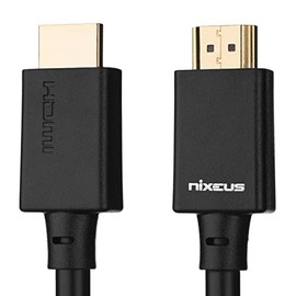 Nixeus Ultra High Speed HDMI Certified Cable (10 ft) – Certified by HDMI to Support HDMI 2.1 Features, 48Gbps, Dynamic HDR, 4K 120Hz/144Hz, 5K 120Hz/144Hz, 8K 120Hz, and 10K 120Hz