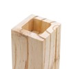 Tsnamay 4Pcs Cuboid Wood Bed Risers Furniture Risers Wooden Solid