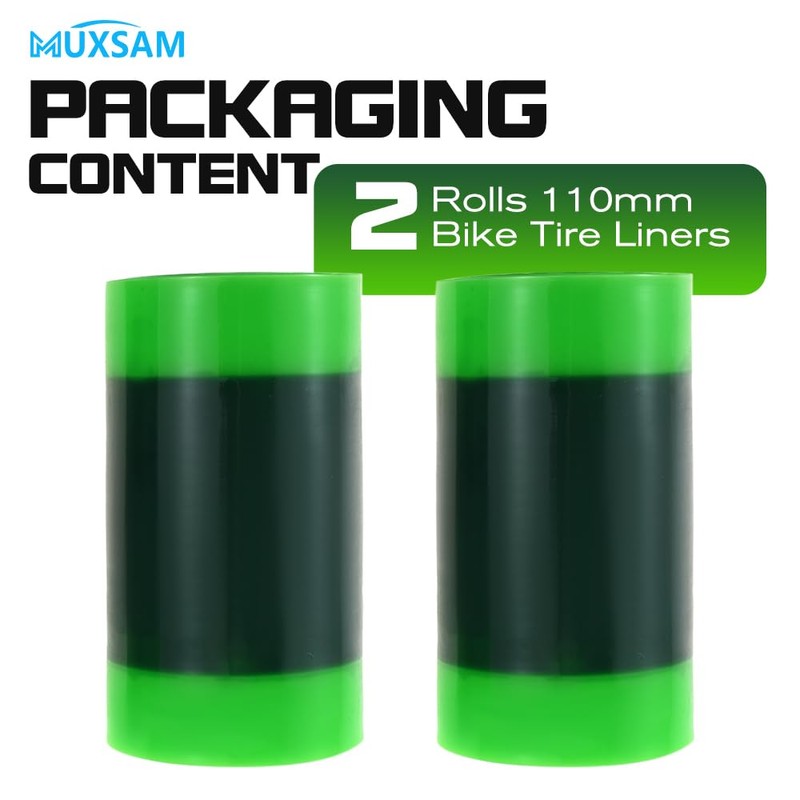 MUXSAM Fat Bike Tyre Liner, 2 Rolls Puncture Proof Inner