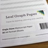 A4 Manuscript Music Paper Single Stave Staff - 30 Loose-Leaf