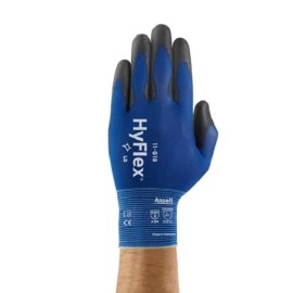 Ansell 12 Pair(1 DOZEN) Ansell HyFlex 11-618 Polyurethane Coated Precision Glove Size 8