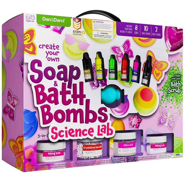 Soap & Bath Bomb Making Kit for Kids - Includes