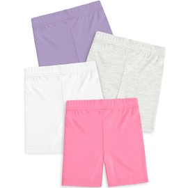 Fulako Girls Shorts Kids Clothes Girls 5T Toddler Baby Athletic Bike Biker Under Dress Dance Cartwheel Shorts Summer Girls Outfits Pink Gray Purple White