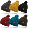 BEIRA LINED BOBBLE HAT (Black)