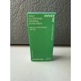Innisfree Daily UV Defense Mineral Sunscreen SPF 45 Broad Spectrum 1.69 fl oz