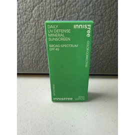 Innisfree Daily UV Defense Mineral Sunscreen SPF 45 Broad Spectrum 1.69 fl oz