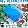 Reusable Gel Ice Pack for Sleeping, Cold Pillow Pad, Head