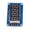 4Pcs 0.36 Inch 3.3~5.5V LED 4-Digit Adjustable Brightness Display Module