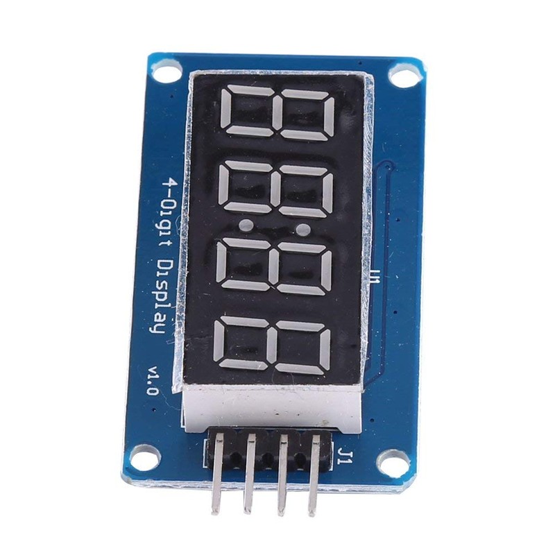 4Pcs 0.36 Inch 3.3~5.5V LED 4-Digit Adjustable Brightness Display Module