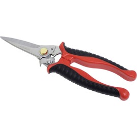 TOOLCRAFT Combination Scissors, Stainless Steel Cutting Blades, Non-Slip Handle, Universal Scissors, All-purpose Scissors, Multifunctional Scissors