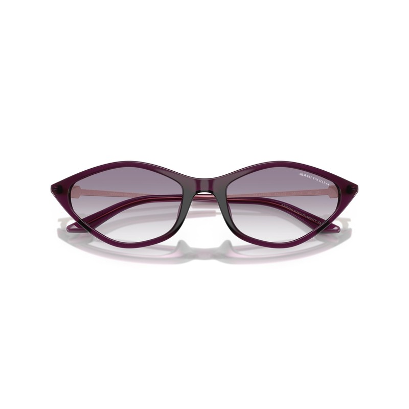 Armani Exchange 0AX4152SU OPAL PURPLE 55 Sunglasses, OPAL PURPLE, 55