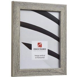 Craig Frames Gesso, Distressed Off-White Plain Wooden Picture Frame, 20 by 30-Inch