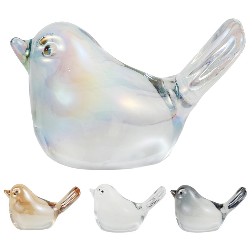 DJAPWPX-Crystal Bird Figurines Decorative Bird Statue Beautiful Crystal Bird Decor