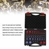 44-Piece Thread Tester for Nuts and Bolts (Red and Blue),