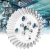 2 Sets Bevel Gear Zinc Alloy Aluminum Bearing 22mm Industrial