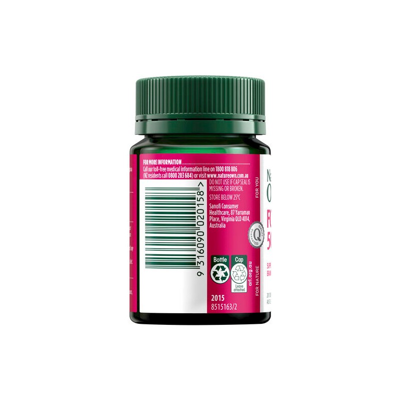 Nature's Own Folic Acid 500mcg 120 Tablets