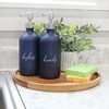 Cornucopia 16oz Hands Dishes Pump Bottles (Blue, Set of 2);