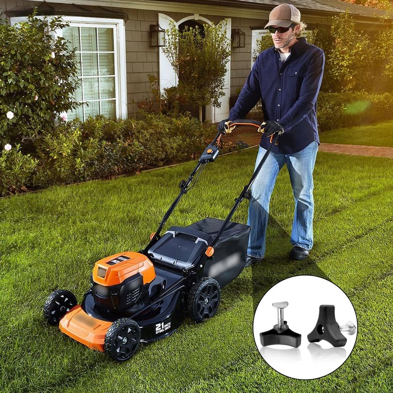 LICQIC 4 Sets Universal Lawnmowers Handle Wing Nut And Bolt,