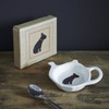 Sweet William Teabag Dish, Teapot Shape, French Bulldog