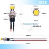 RUNCCI-YUN 14 Pcs 1A 250V AC 2 Pins SPST Normal